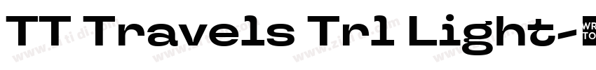 TT Travels Trl Light字体转换